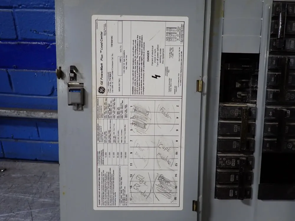 General Electric Load Center - Tm18ac3