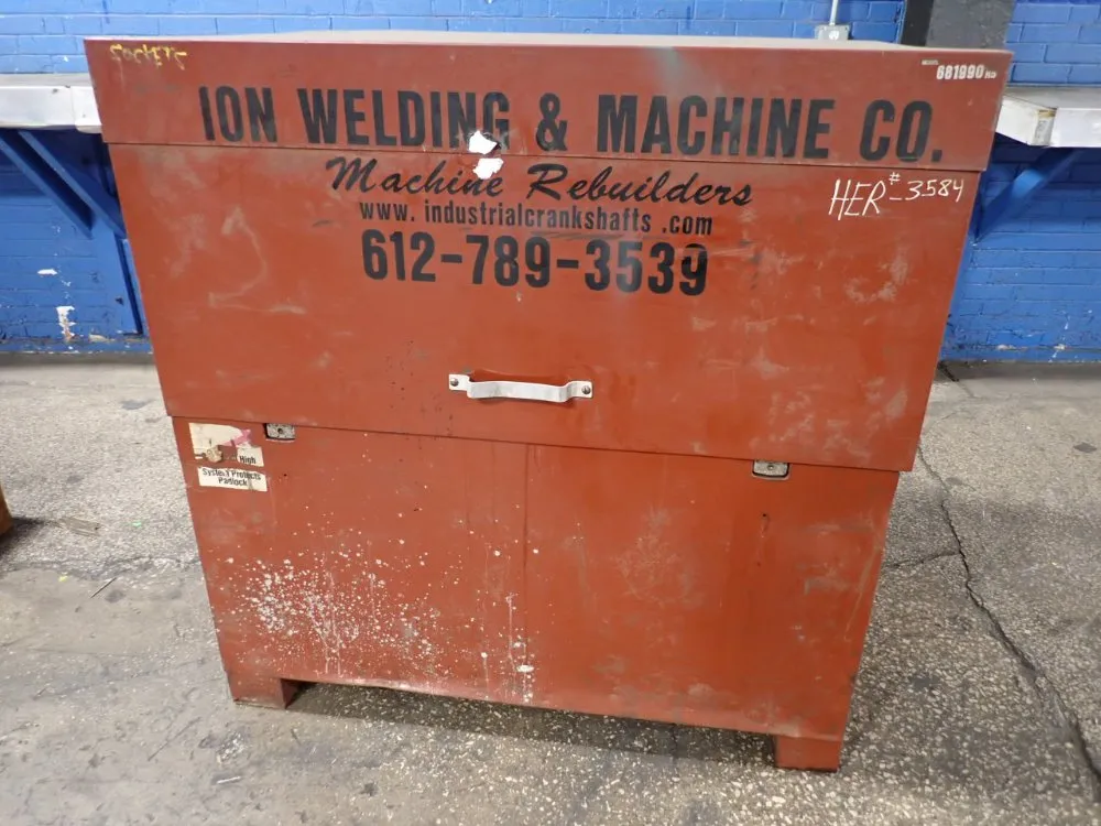 Ion Welding & Machine Co 48" X 30" X 47" Job Box - 681990r5