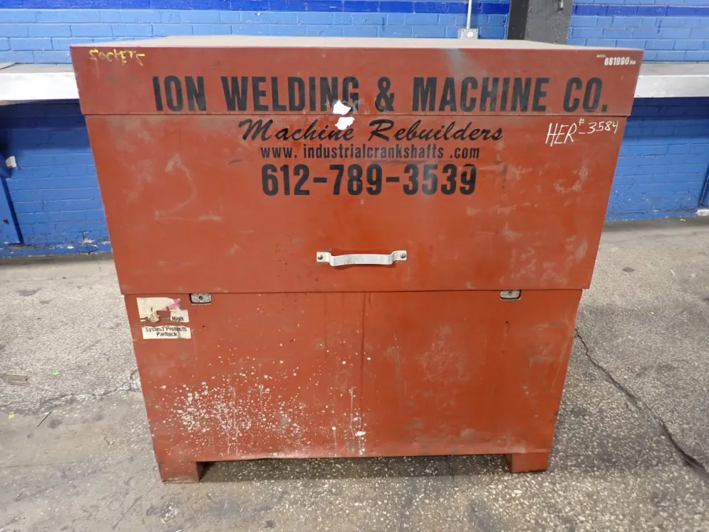 Ion Welding & Machine Co 48" X 30" X 47" Job Box - 681990r5