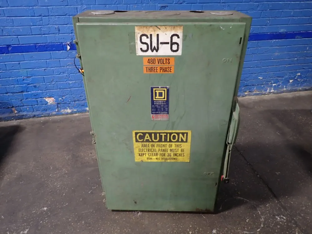 Square D 400 Amp Fusible Disconnect - H365