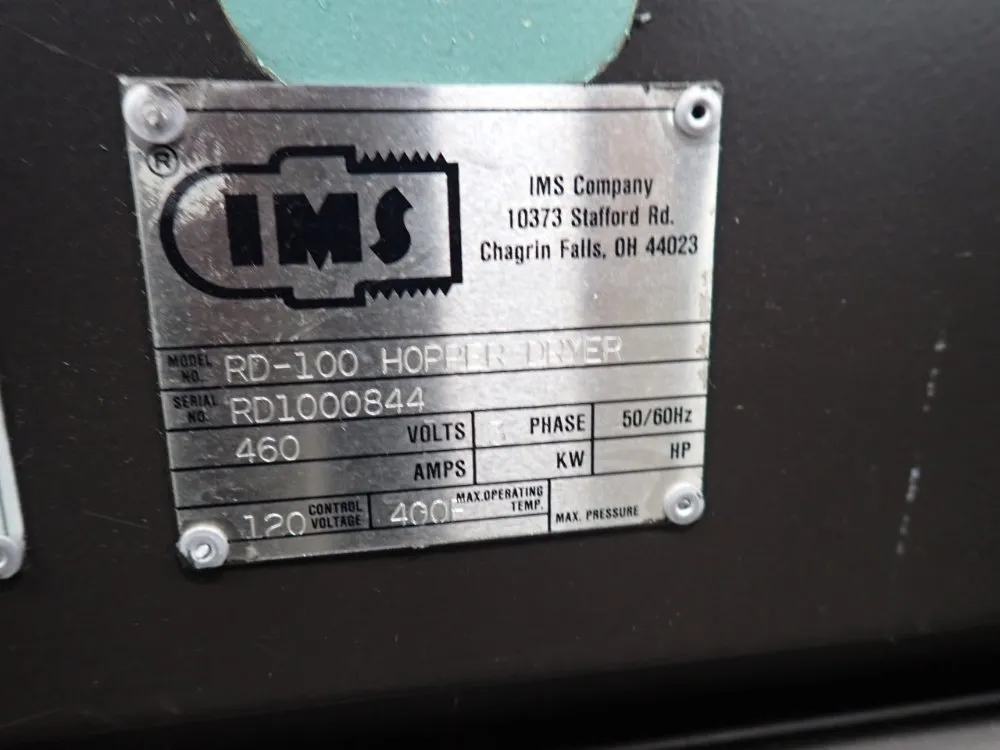 Ims Company Hopper Dryer - Rd-100