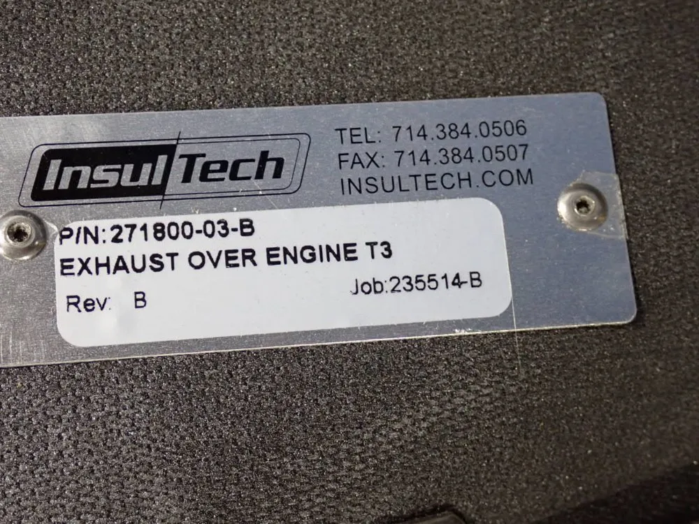 Insultech Exhaust Insulation