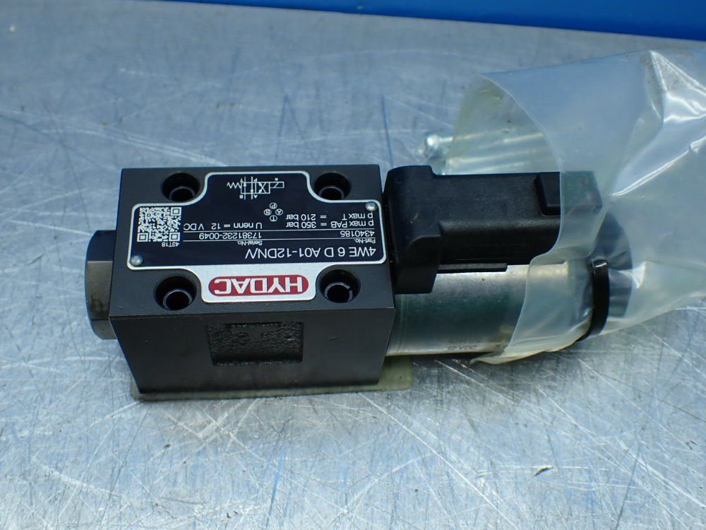 Hydac Hydraulic Directional Control Spool Valve - 4we6da01-12dn/v