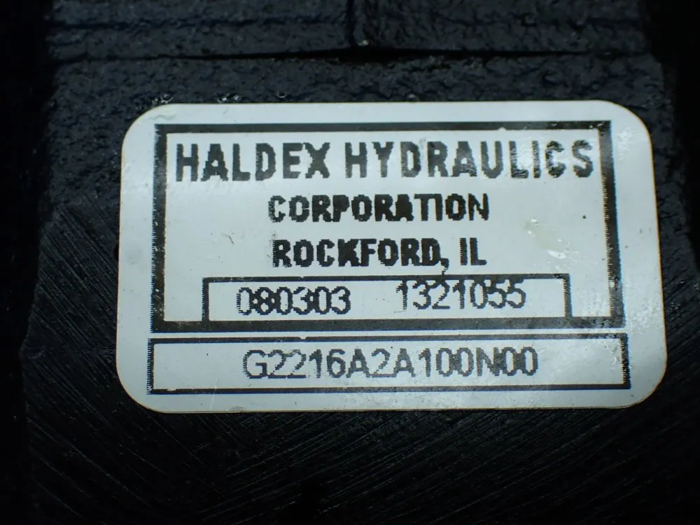 Haldex Hydraulics Hydraulic Pump - G2216a2a100n00