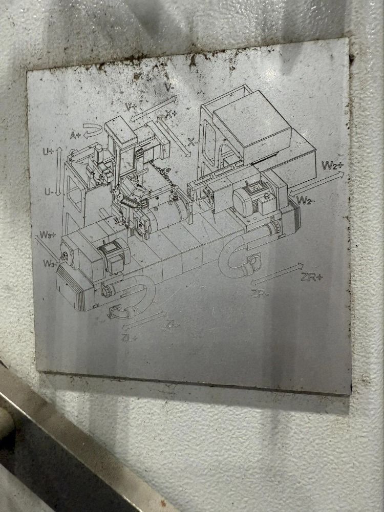 Monnier Zahner Cnc Head & Tip Whirling Machine - M669