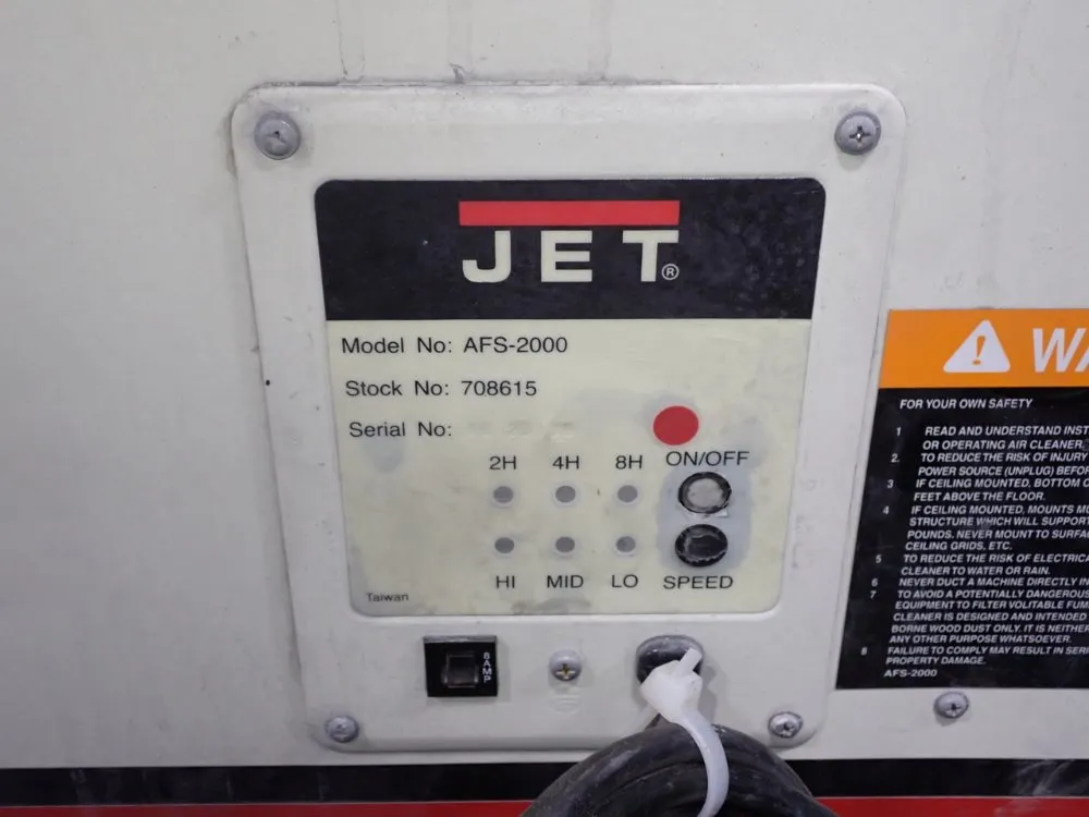 Jet 1/3 Hp Dust Collector