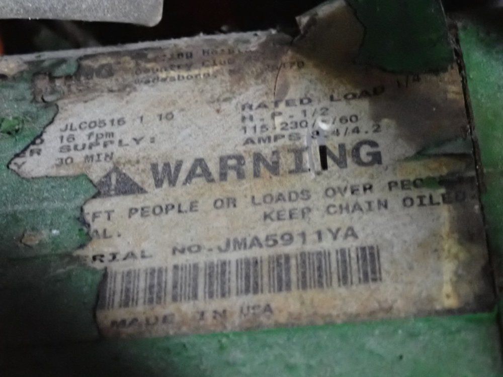 Coffing Hoists 0.25 Ton Hoist