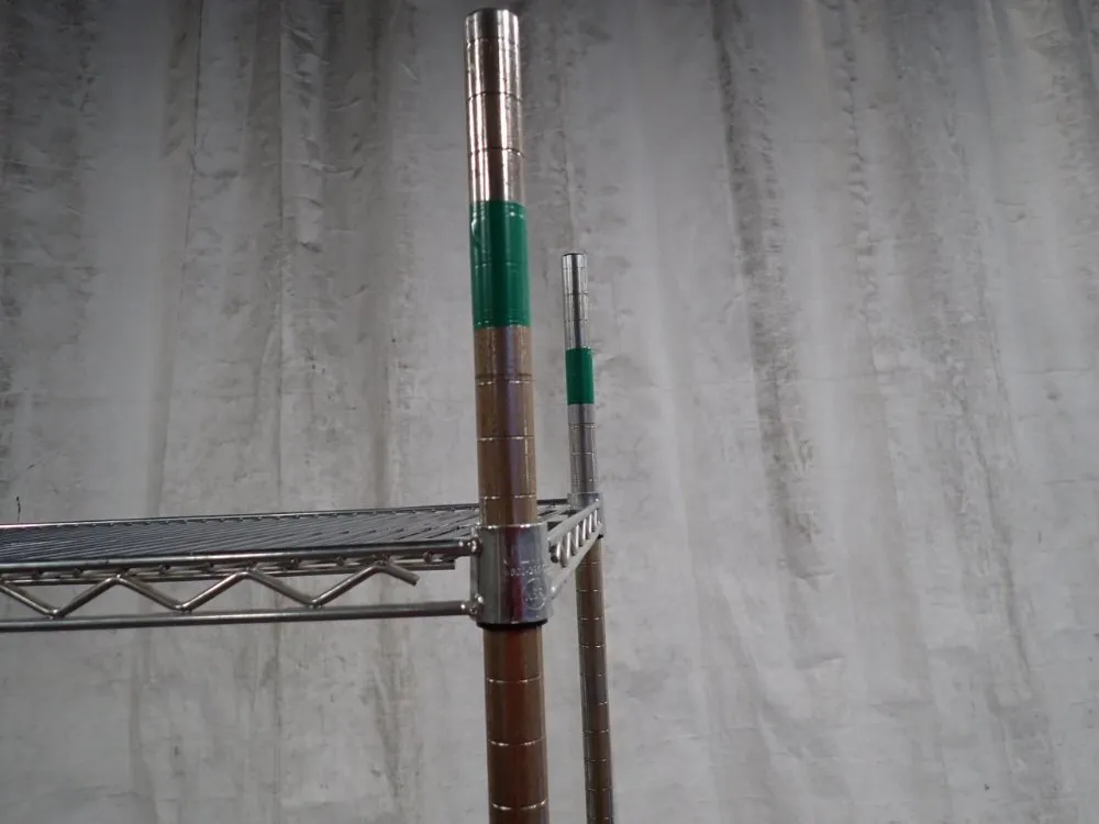 Uline 4 Shelves Portable Wire Shelf