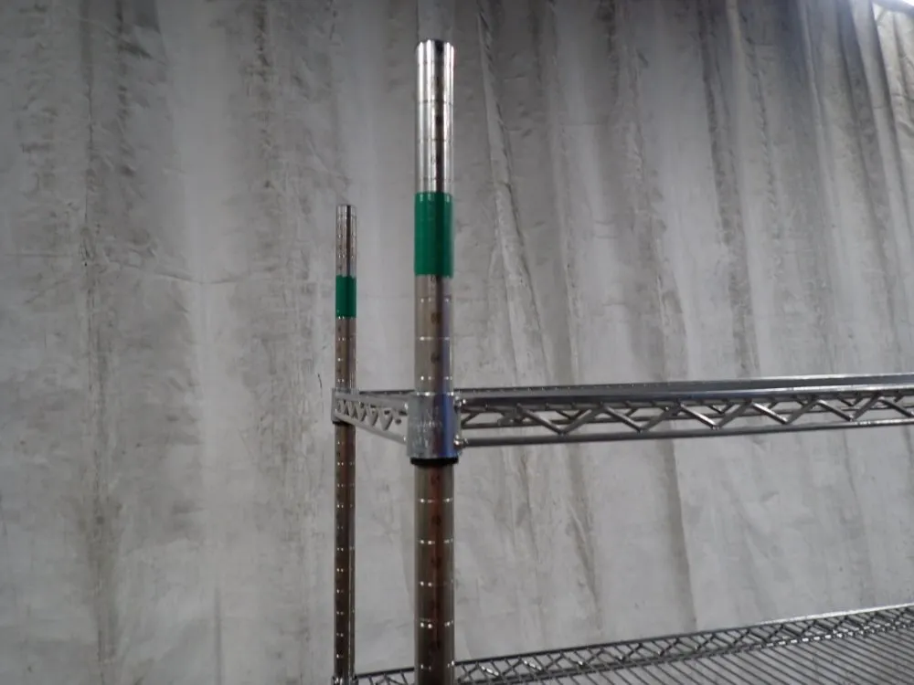 Uline 4 Shelves Portable Wire Shelf