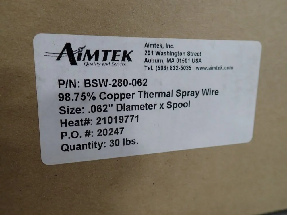 Aimtek Copper Welding Wire - Bsw-280-062