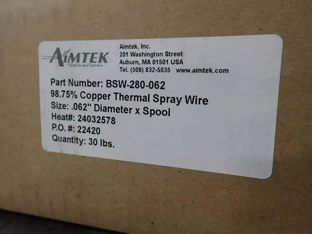 Aimtek Copper Welding Wire - Bsw-280-062