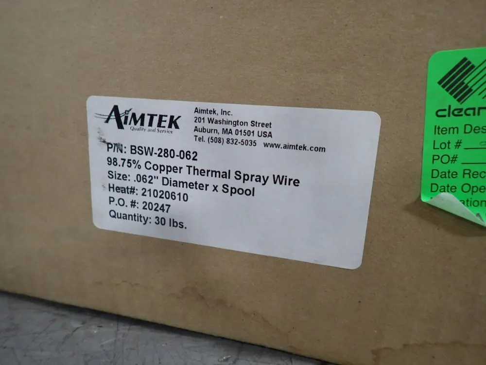 Aimtek Copper Welding Wire - Bsw-280-062