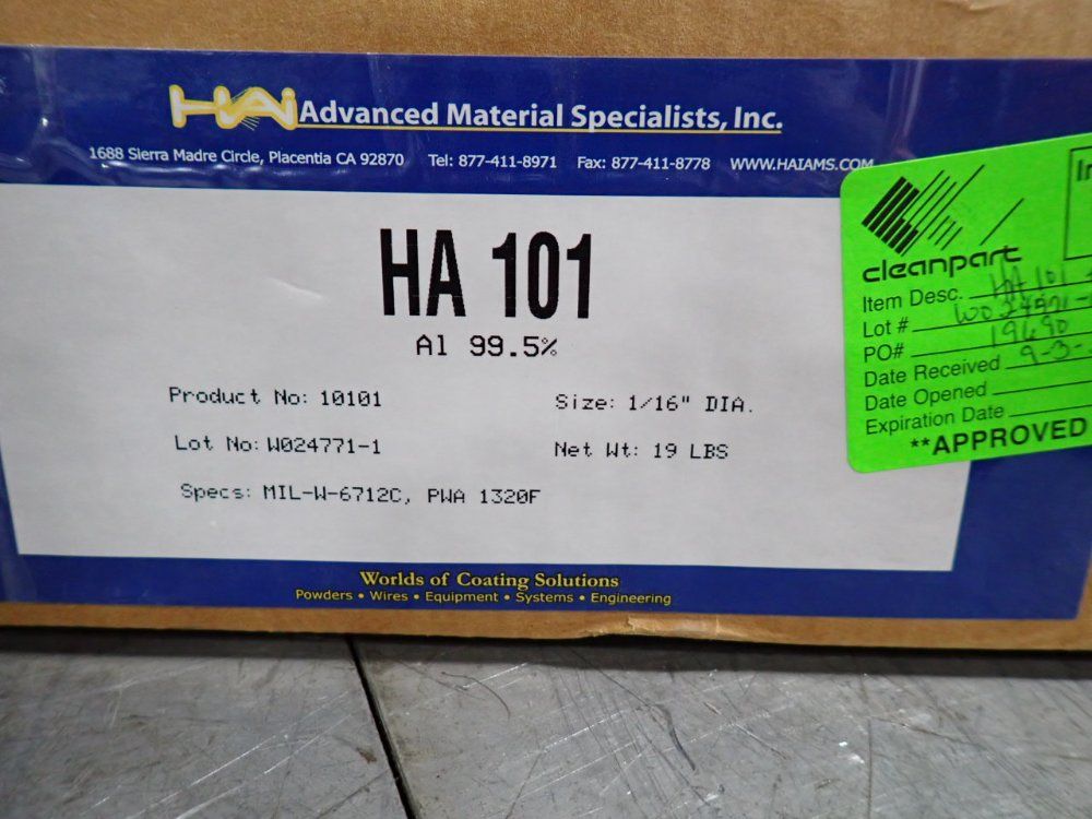 Advanced Material Specialties Aluminum Welding Wire - 10101