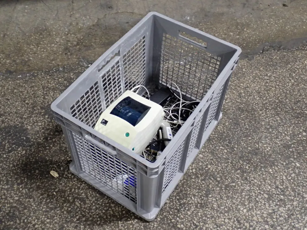 Label Printer/blow-off Gun