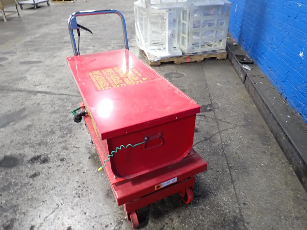 Justrite 15 Gal Safety Rinsew/lift Table