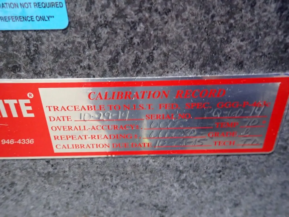 Precision Granite 60"x 36"x 7" Granite Surface Plate