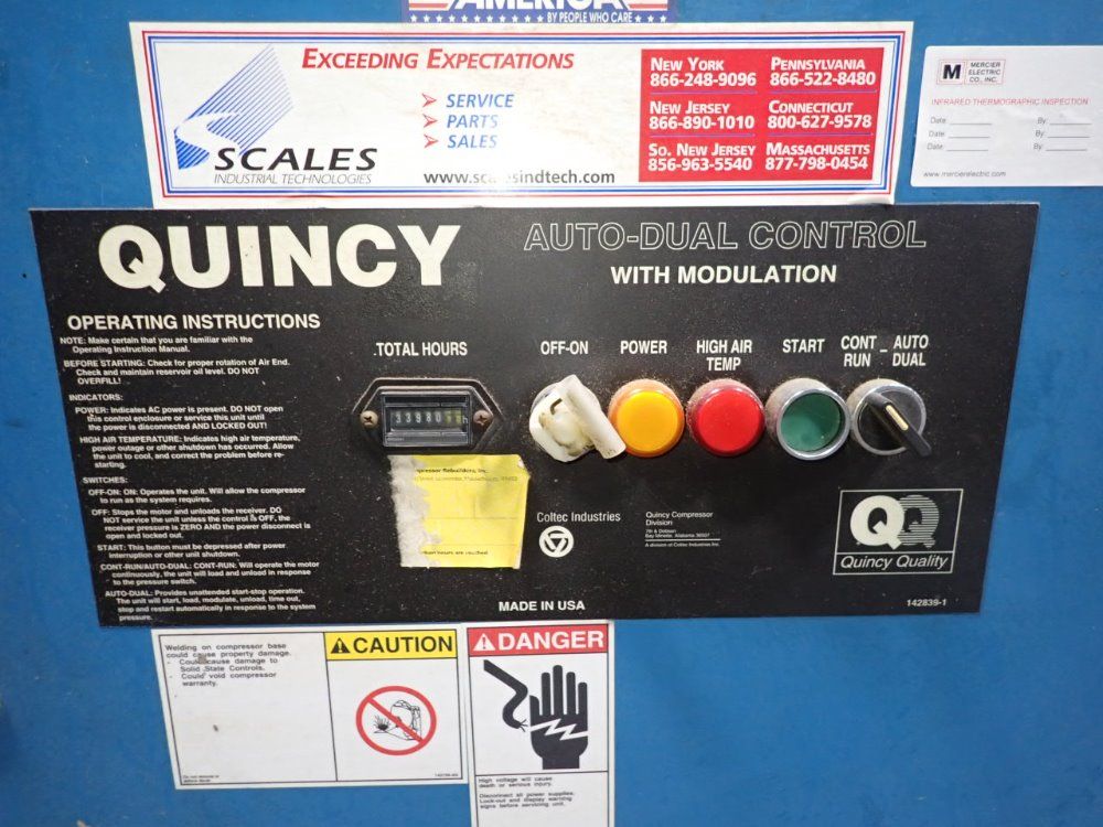 Quincy Air Compressor - Qmb15a0a31s