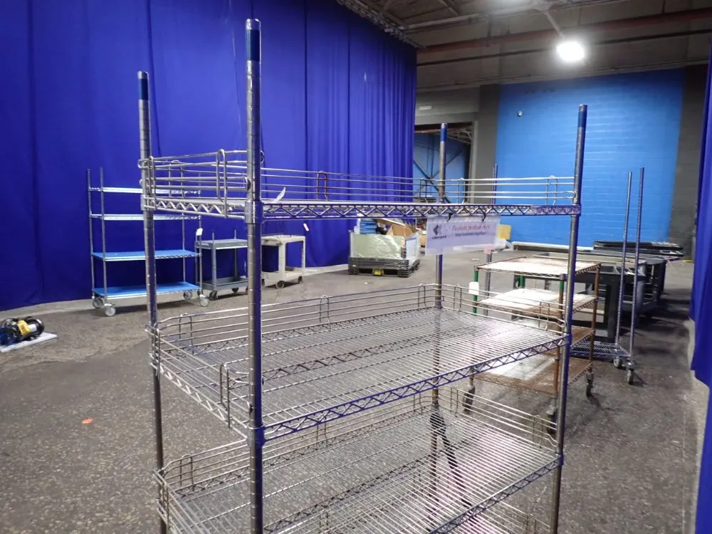 Quantum 4 Shelves Portable Shelving Unit