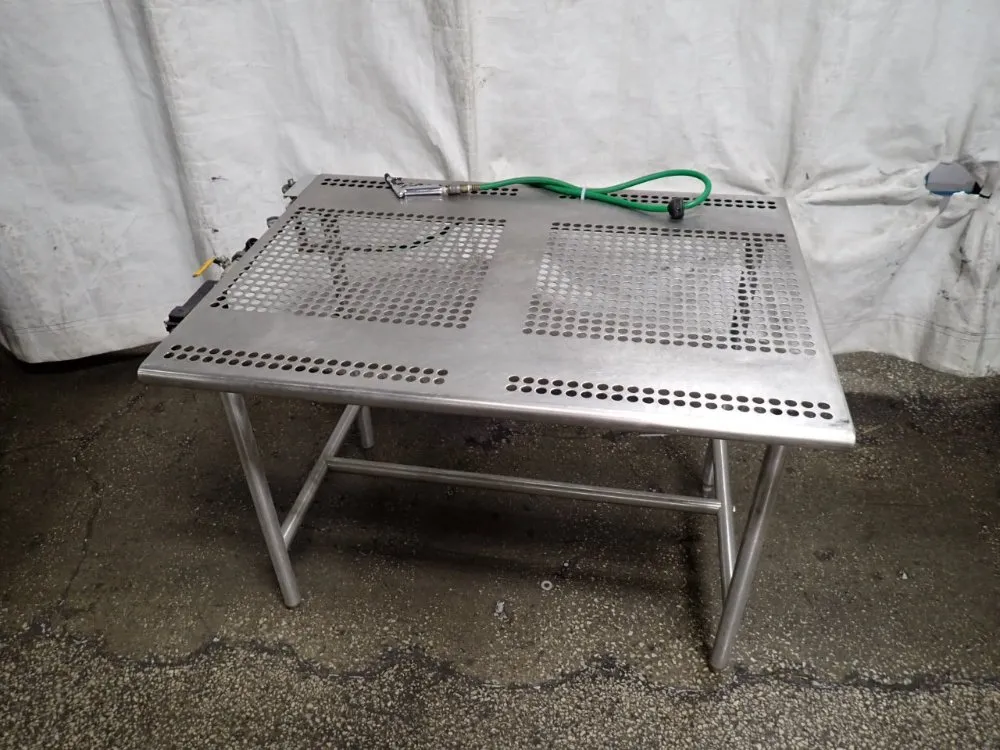 36" X 48" X 35" Workbench W/ Perforated Top