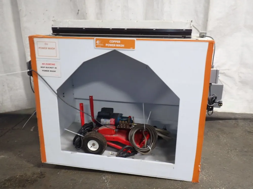 Clean Part 36" X 59" X 46" Power Wash W/ Pressure Washer