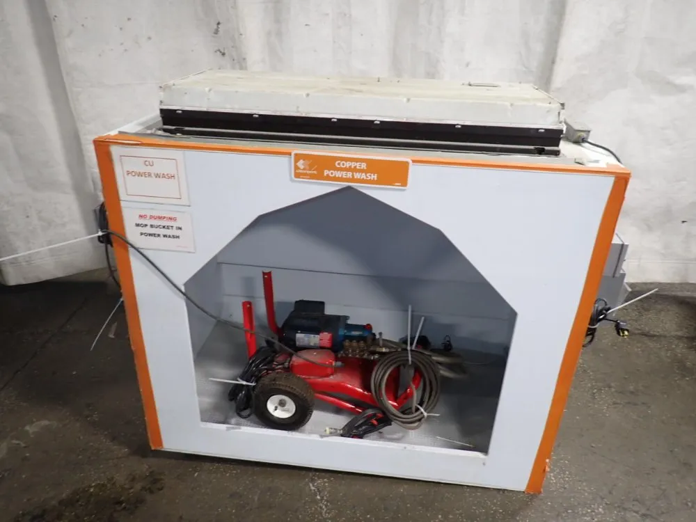 Clean Part 36" X 59" X 46" Power Wash W/ Pressure Washer