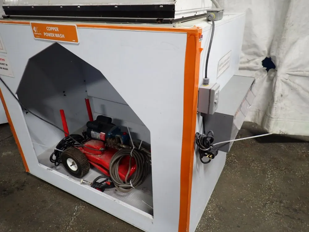 Clean Part 36" X 59" X 46" Power Wash W/ Pressure Washer