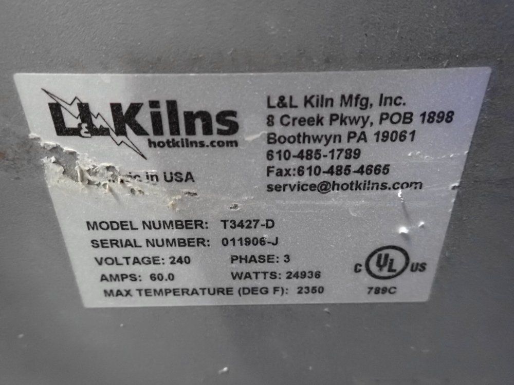 L&l Kilnn Mfg Inc Kiln - T3427-d