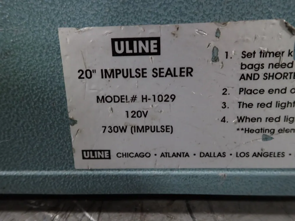 Uline Impulse Sealer - H-1029