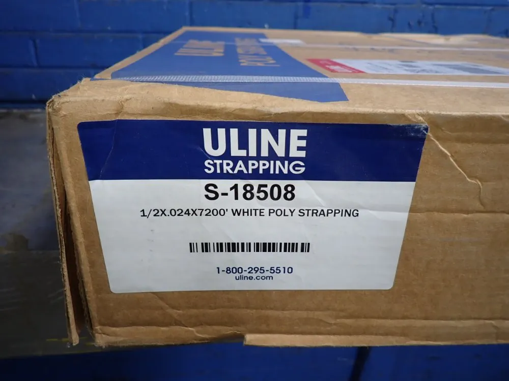 Uline 1/2"x.024"x7200' Poly Strapping - S-18508