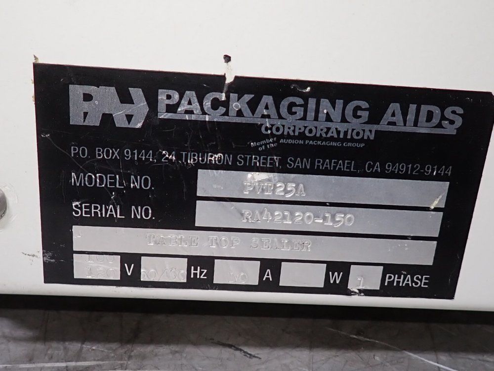 Pac Packaging Aids 28" Table Top Sealer - Pvt25a