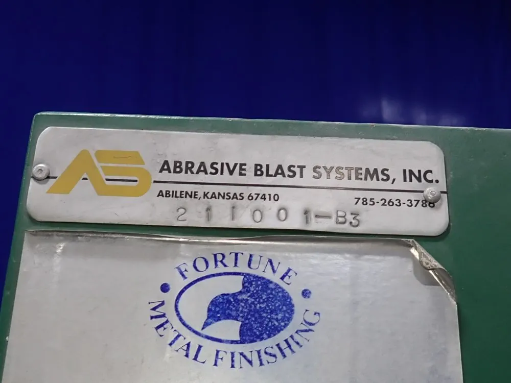 Absrasive Blast Systems Inc 36"x48"x42" Blast Cabinet - 211001-b3