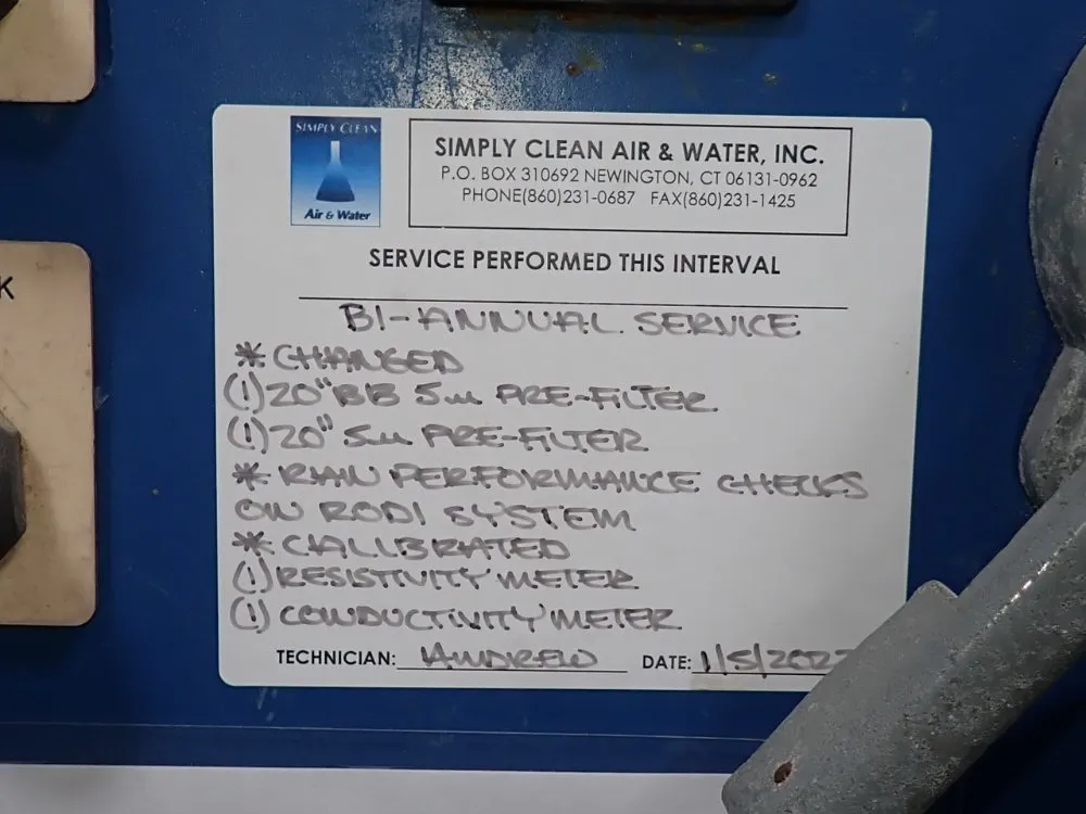 Simply Clean Air & Water Inc Reverse Osmosis System - 3-8860-1ac