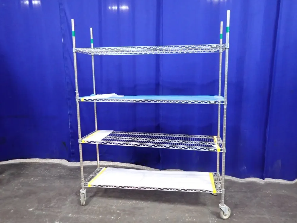 4 Shelves / 18" X 59" Portable Shelving Unit