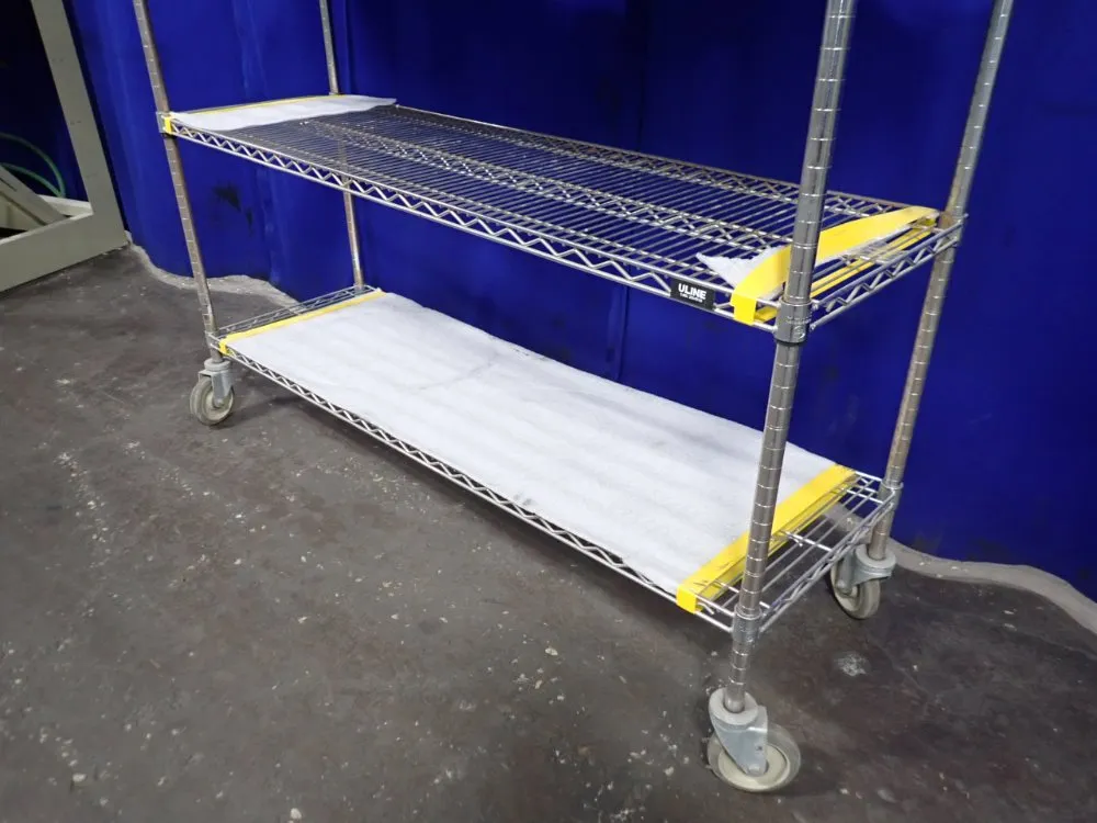 4 Shelves / 18" X 59" Portable Shelving Unit