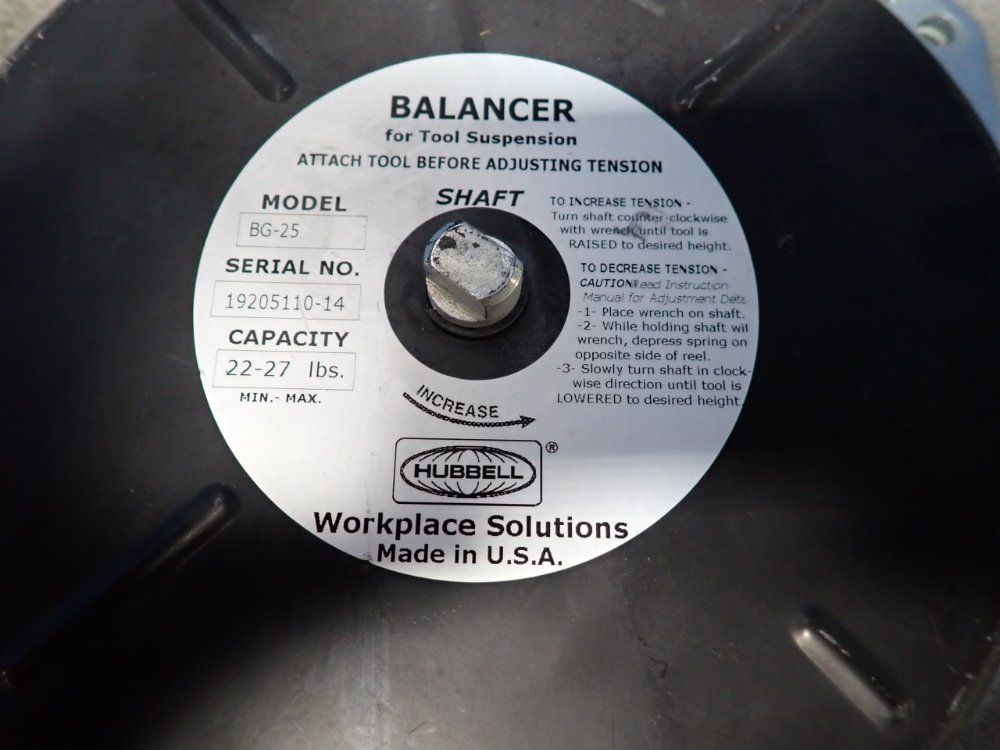Hubbell 27 Lbs Balancer - Bg-25