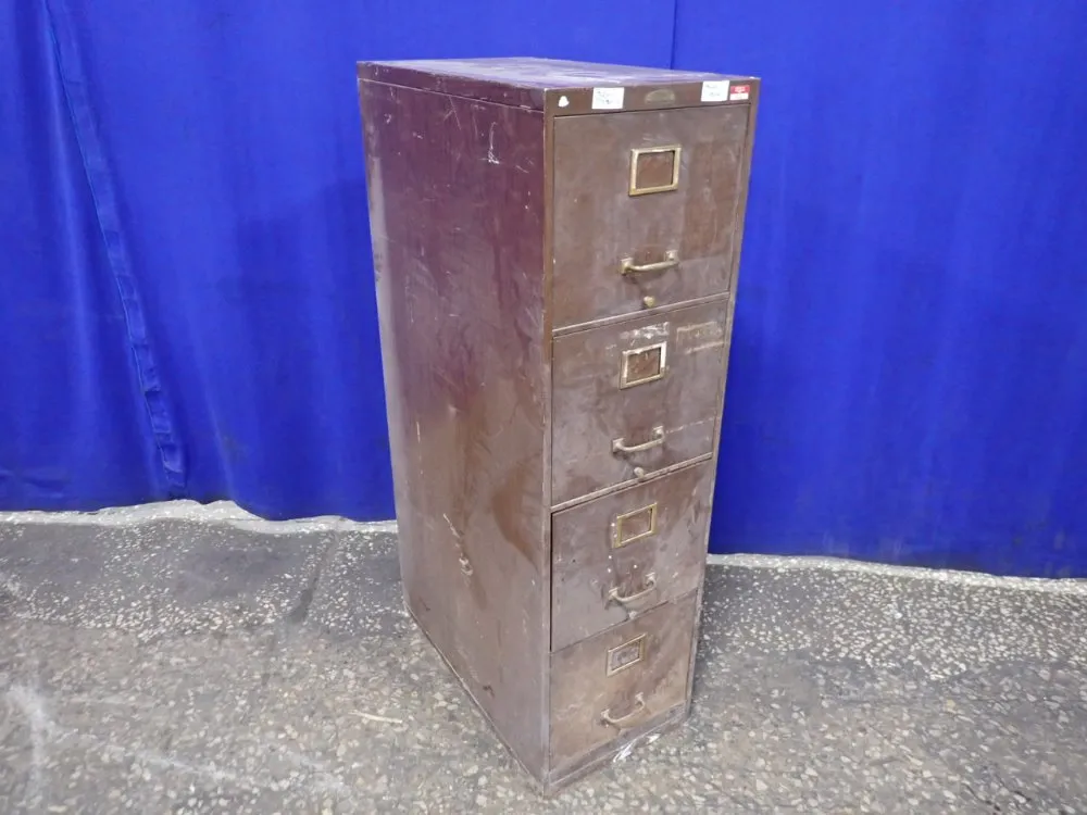 4 Drawers / 12" X 25" File Cabinet