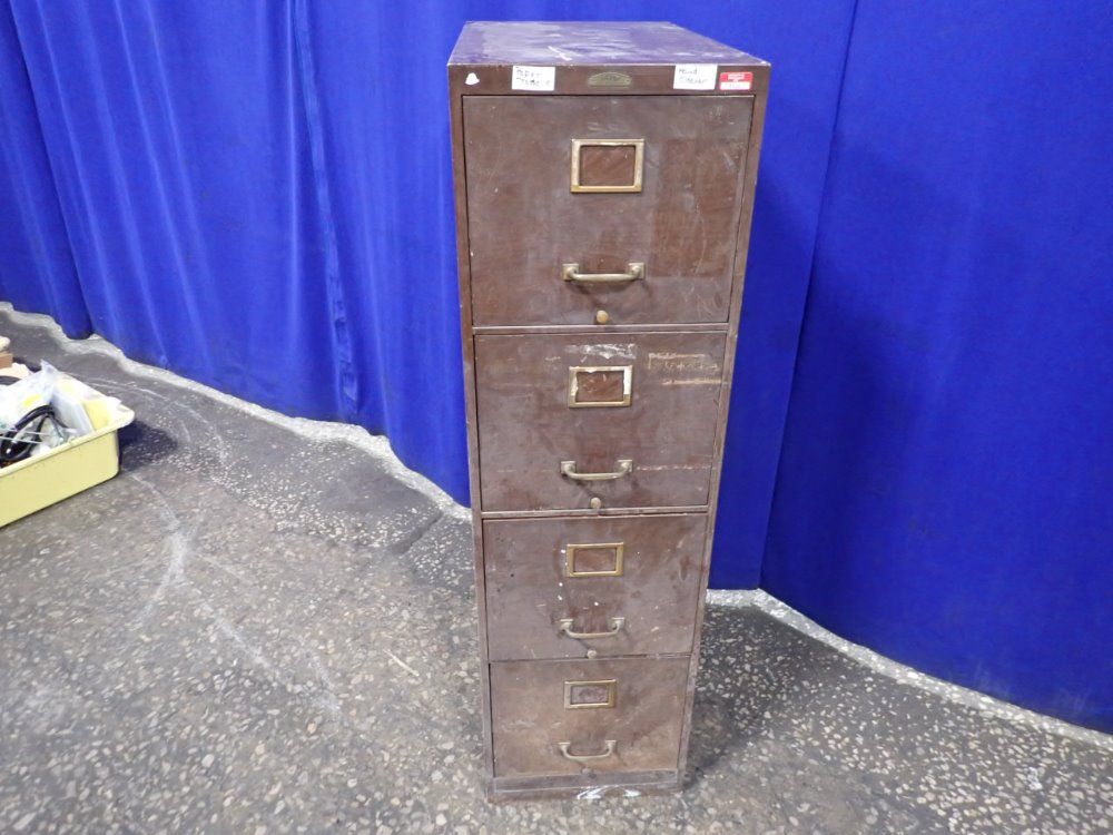 4 Drawers / 12" X 25" File Cabinet