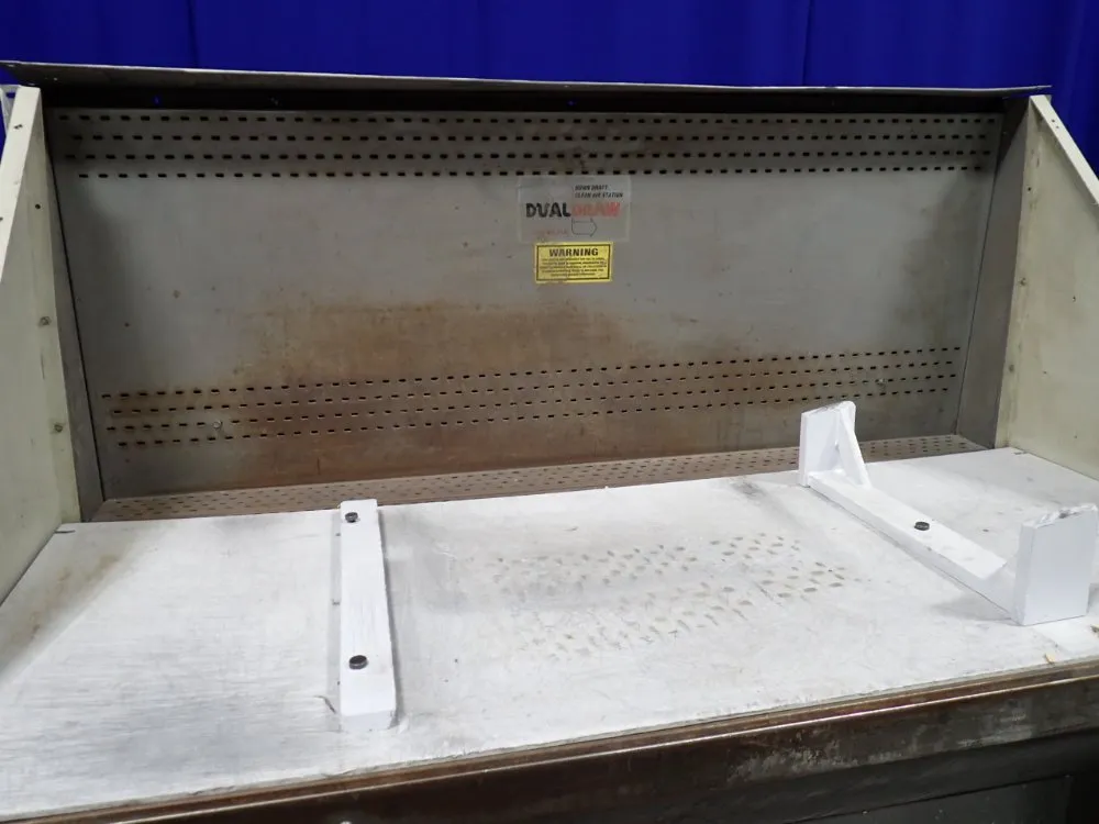 Dual Draw 58" X 24" Down Draft Table