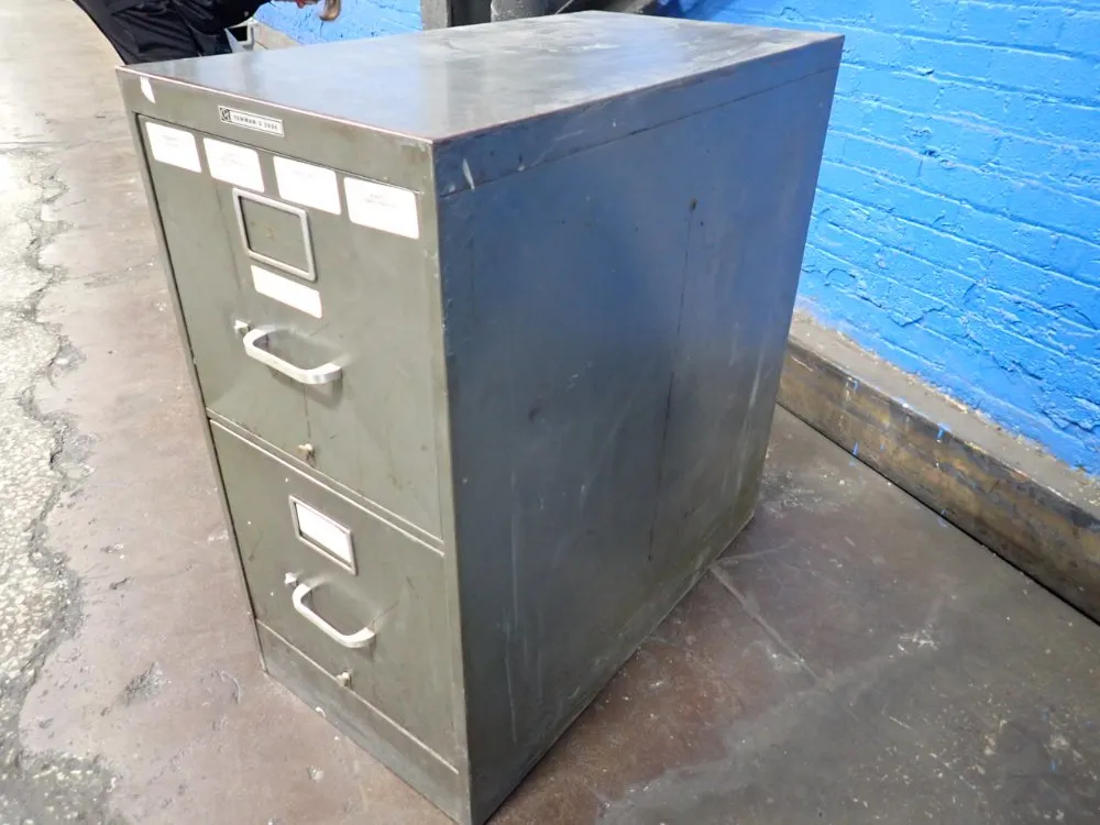 2 Drawers File Cabinet