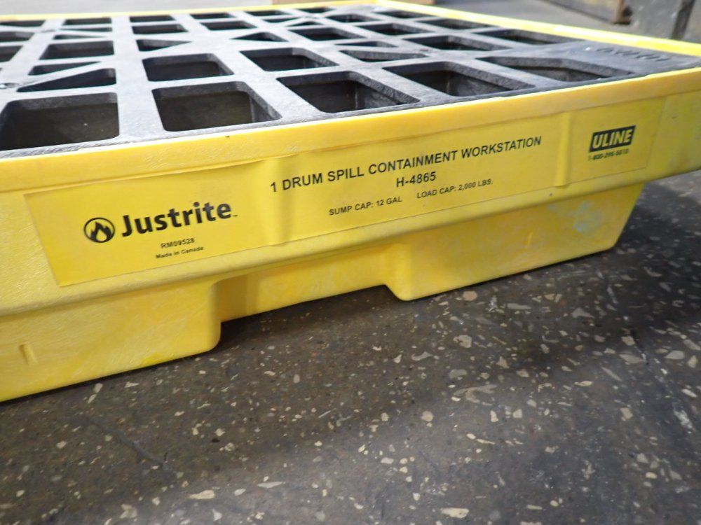 Justrite 12 Gallons Containment Spill Skid - H-4865