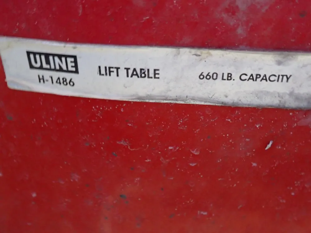 Uline 660 Lbs Lift Table - H-1486