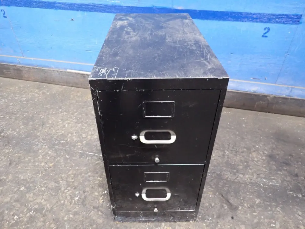 2 Drawers / 12" X 25" Filing Cabinet