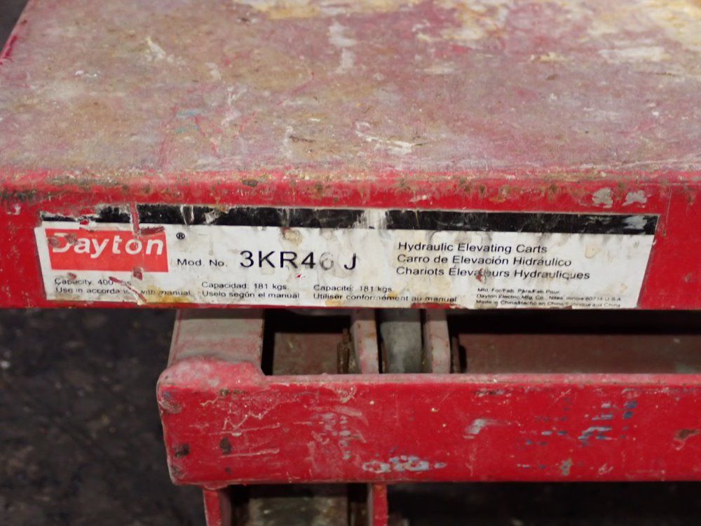 Dayton 400 Lbs Die Lift - 3kr46j