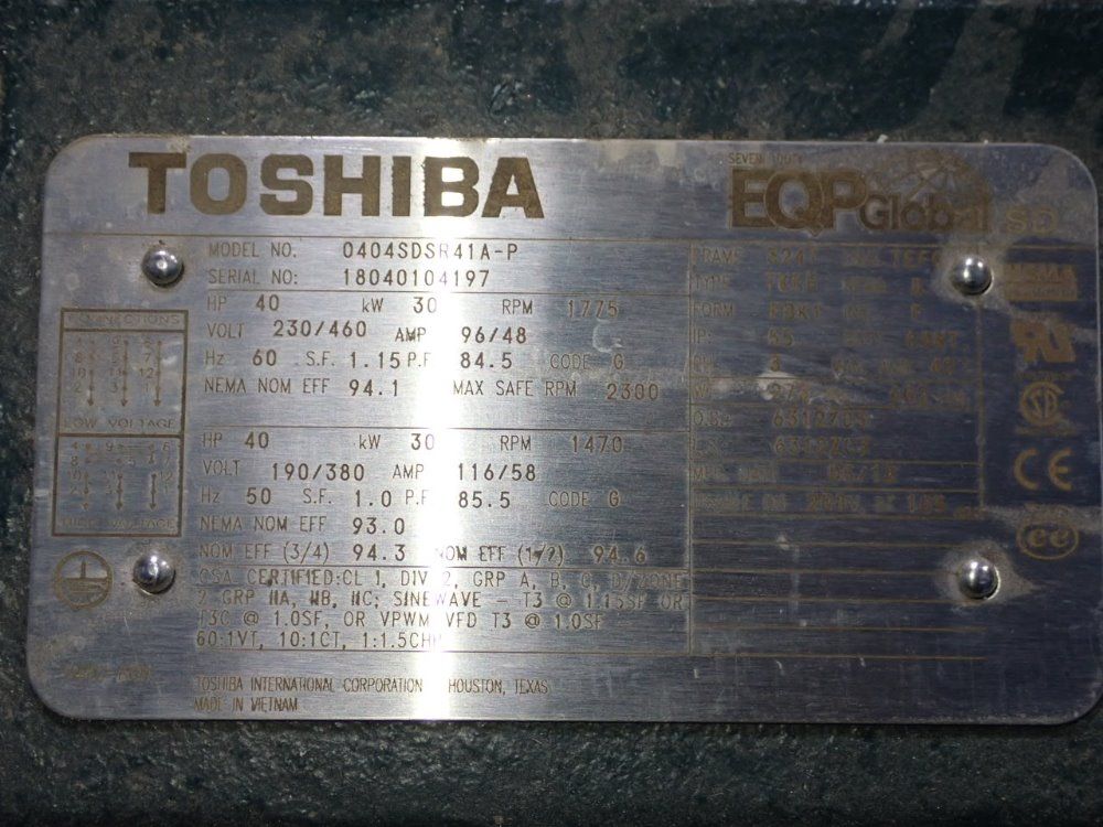 Texel Chemical 40 Hp Blower