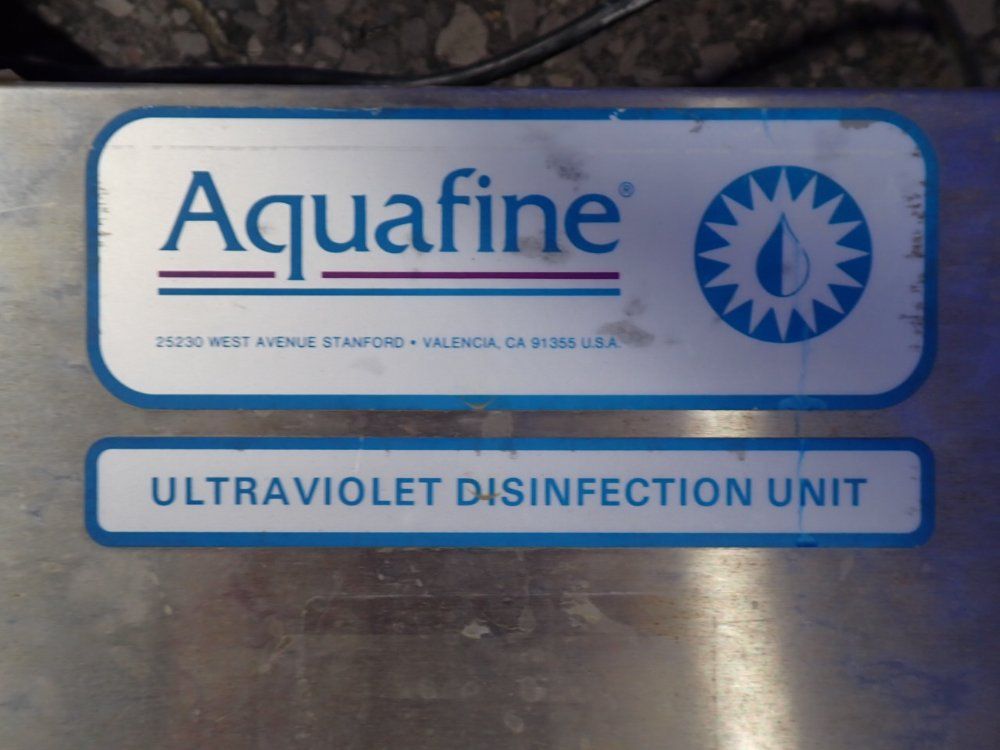 Aquafine Ultra Violet Disinfection Unit - Mp-2-sl