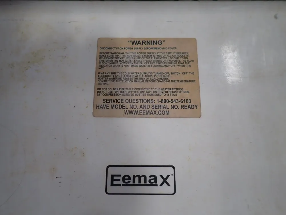 Eemax Water Heater, Gound Kits - Ex320t2t-s