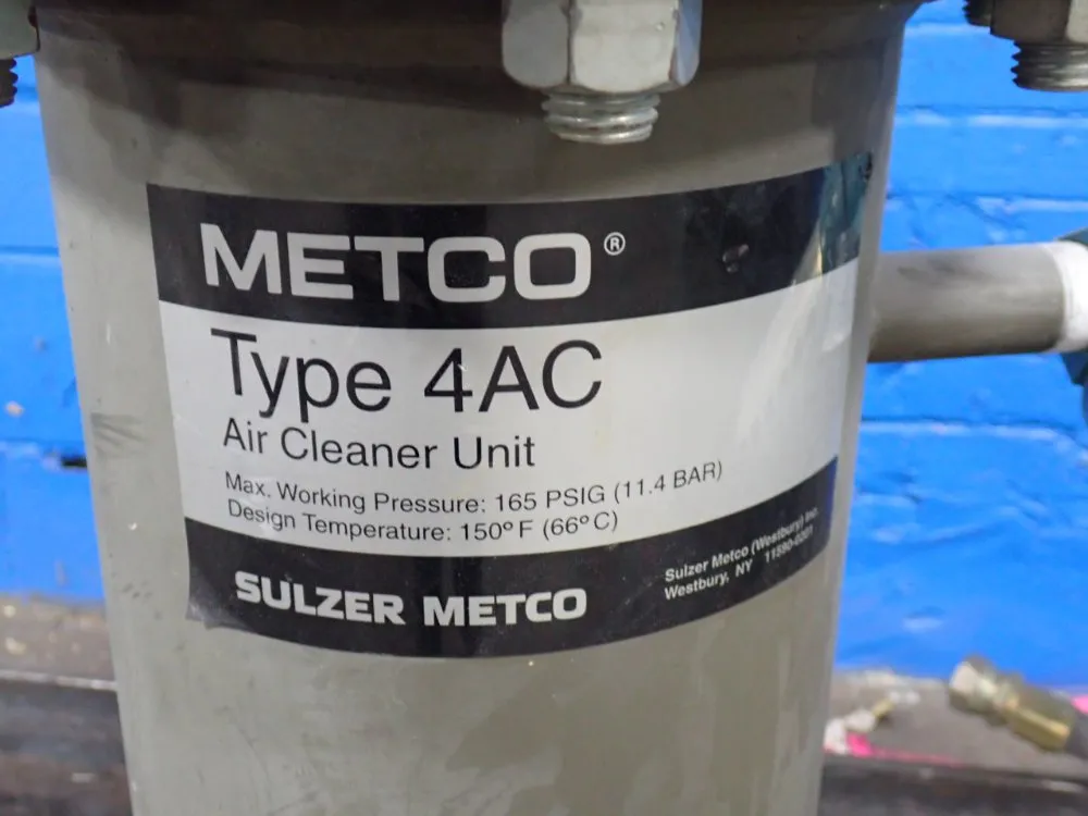 Sulzer Metco Air Cleaner Unit