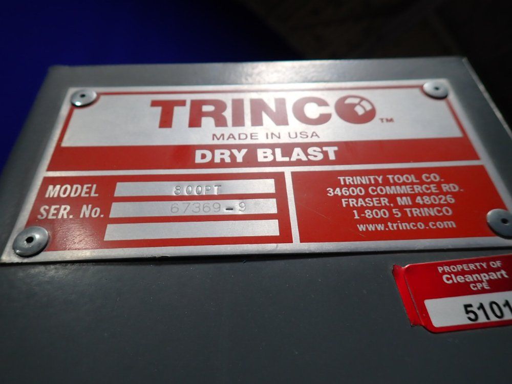 Trinco Dry Blast Dust Collector - 800 Pt