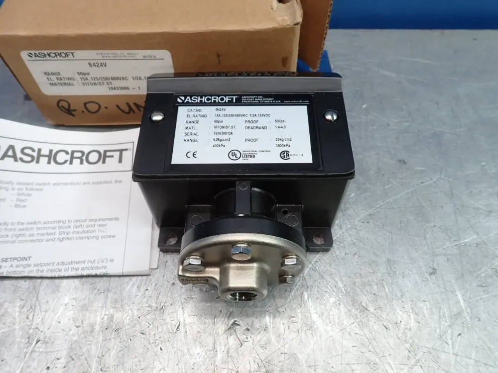 Ashcroft Pressure Switch - B424v
