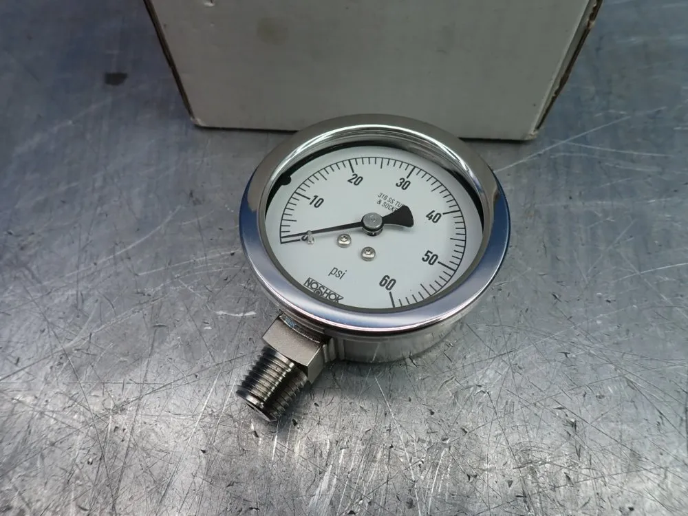 Noshok 60 Psi Pressure Gauge - 25-400